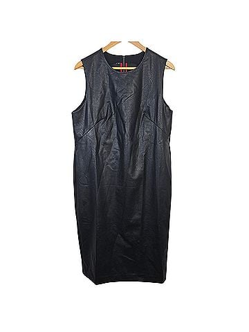 SPANX Faux Leather Sheath Dress Casual Dress (view 1)