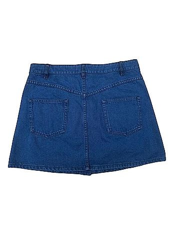 Isabel Marant Etoile Button Front Denim Mini Skirt Denim Skirt (view 2)