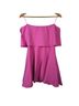 Likely 67% Polyester 27% Rayon 6% Spandex 100% Polyester Solid Pink Cocktail Dress Size 10 - photo 2
