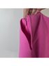 Likely 67% Polyester 27% Rayon 6% Spandex 100% Polyester Solid Pink Cocktail Dress Size 10 - photo 4