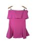 Likely 67% Polyester 27% Rayon 6% Spandex 100% Polyester Solid Pink Cocktail Dress Size 10 - photo 1