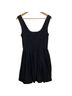 Aureta Studio 85% Rayon 15% Linen 100% Cotton Solid Black Casual Dress Size 8 - photo 1