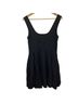 Aureta Studio 85% Rayon 15% Linen 100% Cotton Solid Black Casual Dress Size 8 - photo 2