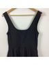 Aureta Studio 85% Rayon 15% Linen 100% Cotton Solid Black Casual Dress Size 8 - photo 6
