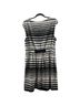 Lux II 100% Polyester Stripes Black Casual Dress Size 1X - photo 2