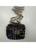 Bebe Tweed Black Blue White Crossbody Bag One size - photo 5