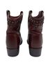 FRYE 100% Leather Red Ankle Boots Size 6 1/2 - photo 2
