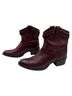 FRYE 100% Leather Red Ankle Boots Size 6 1/2 - photo 1