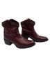 FRYE 100% Leather Red Ankle Boots Size 6 1/2 - photo 4