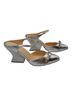 Dee Ocleppo 100% Nylon Silver Mule/Clog Size 6 - photo 1