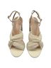 Loeffler Randall 100% Polyester 100% Leather Plaid White Sandals Size 10 - photo 8