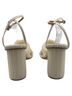 Loeffler Randall 100% Polyester 100% Leather Plaid White Sandals Size 10 - photo 2