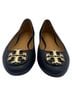 Tory Burch 100% Leather Blue Gold Flats Size 9 - photo 5