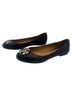 Tory Burch 100% Leather Blue Gold Flats Size 9 - photo 7