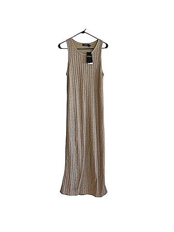 Lauren by Ralph Lauren Linen Blend Pointelle Knit Sleeveless Midi Dress Casual Dress (view 1)