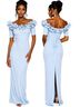 Xscape Blue Cocktail Dress Size 4 - photo 1