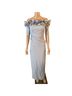 Xscape Blue Cocktail Dress Size 4 - photo 6
