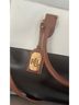 Ralph Lauren Color Block Black Brown White Leather Satchel One size - photo 10