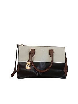 Ralph Lauren Lauren Leather Satchel (view 1)