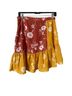 Walter Baker Floral Yellow Orange Casual Skirt Size 6 - photo 7