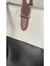 Ralph Lauren Color Block Black Brown White Leather Satchel One size - photo 3