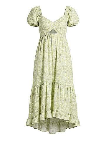 Cinq à Sept Teva Midi Dresd Cocktail Dress (view 1)