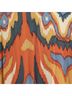 Bel Kazan 100% Rayon Floral Orange Blue Kimono One size - photo 5