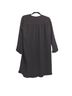Ganni Solid Black Casual Dress Size 2 - photo 2