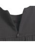 Ganni Solid Black Casual Dress Size 2 - photo 9