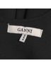 Ganni Solid Black Casual Dress Size 2 - photo 3