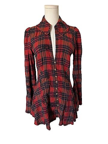 Free People Long Sleeve Button-Down Shirt (view 2)