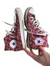 Converse Hearts Pink Sneakers Size 7 - photo 1