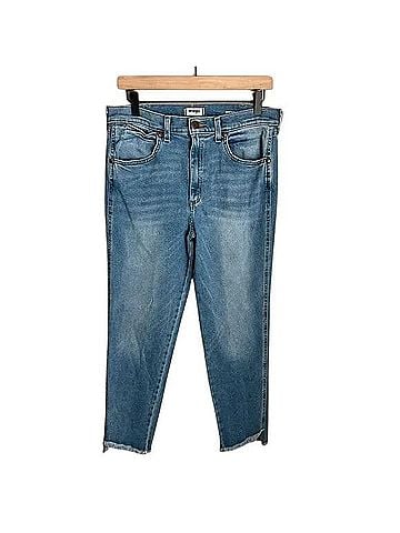 Wrangler Retro Heritage Crop Raw Step Hem Jeans (view 1)