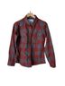 DIXXON 100% Polyester Plaid Red Gray Long Sleeve T-Shirt Size M - photo 1
