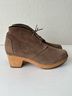 lisa b. 100% Suede Gray Tan Ankle Boots Size EU 41 - photo 7