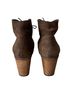 lisa b. 100% Suede Gray Tan Ankle Boots Size EU 41 - photo 2