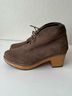 lisa b. 100% Suede Gray Tan Ankle Boots Size EU 41 - photo 4