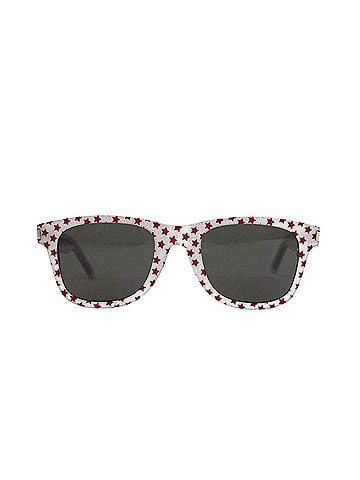 Saint Laurent Women's Classic Silver Glitter Acetate Sunglasses (view 1)