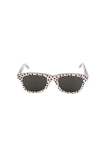 Saint Laurent Women's Classic Silver Glitter Acetate Sunglasses (view 2)