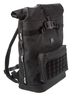 MCM 100% Canvas Solid Black Black Canvas Nylon Medium Roll Top Backpack One size - photo 2