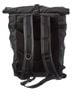 MCM 100% Canvas Solid Black Black Canvas Nylon Medium Roll Top Backpack One size - photo 3