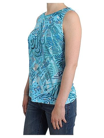 John Galliano Blue printed tank Women's top (view 2)