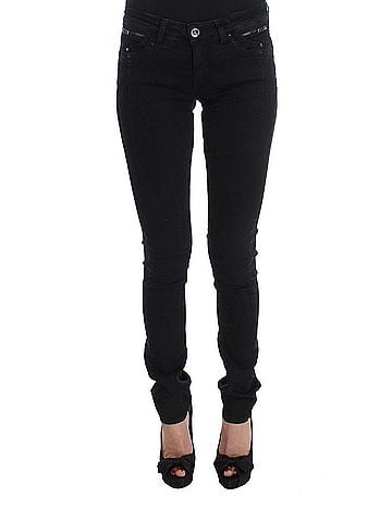 Costume National Black Cotton Slim Fit Denim Women's Jeans (view 1)