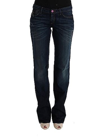 Costume National Blue Cotton Regular Fit Denim Women's Jeans (view 1)
