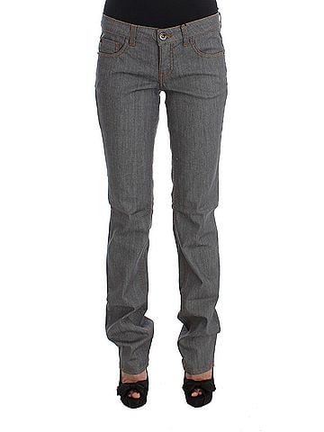Costume National Gray Cotton Regular Fit Denim Women's Jeans (view 1)