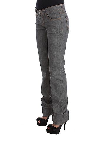 Costume National Gray Cotton Regular Fit Denim Women's Jeans (view 2)