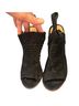 Not Rated Black Heels Size 6 - photo 1