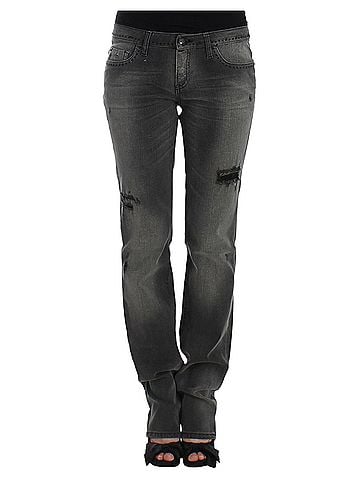 Costume National Gray straight leg Women's jeans (view 1)