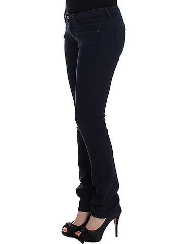 Costume National Blue straight leg Women's jeans (view 2)