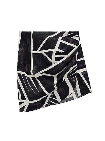 Zara Denim Skirt (view 1)